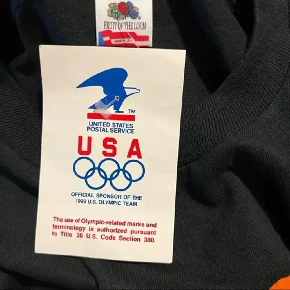 Vintage 90s US Olympic festival 91 torch run marathon T-shirt